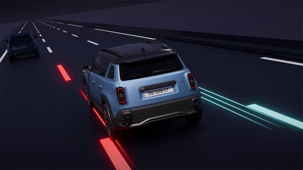 la prévention de sortie de voie - R4 E-Tech électrique - Renault