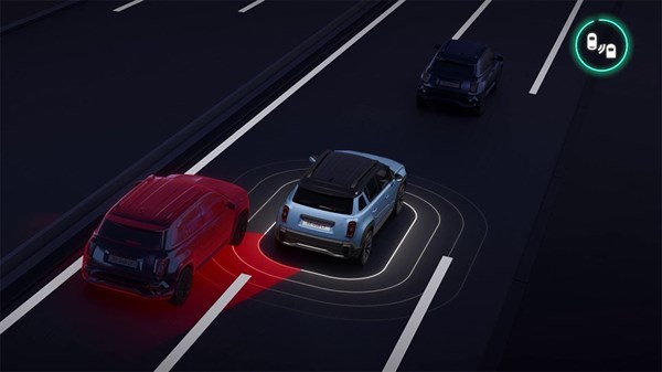 l'avertisseur d'angle mort - R4 E-Tech électrique - Renault