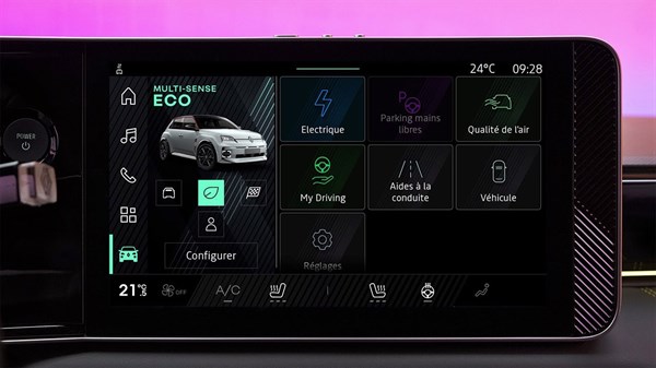 le multi sense - R5 E-Tech électrique - Renault