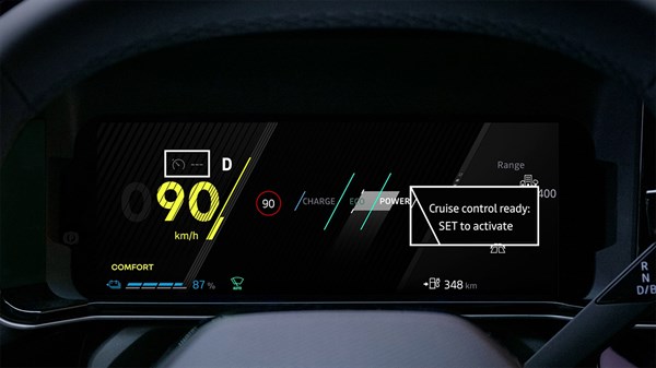 le régulateur de vitesse - R5 E-Tech électrique - Renault