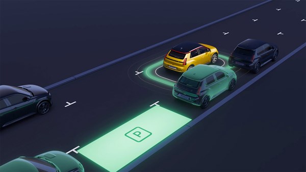 le parking main libre - R5 E-Tech électrique - Renault