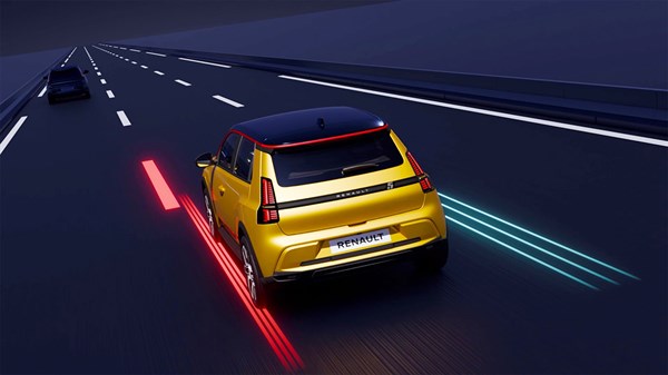 la prévention de sortie de voie - R5 E-Tech électrique - Renault