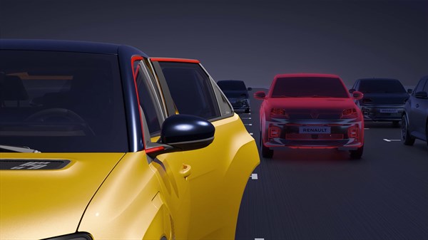 la sortie sécurisée du véhicule - R5 E-Tech électrique - Renault