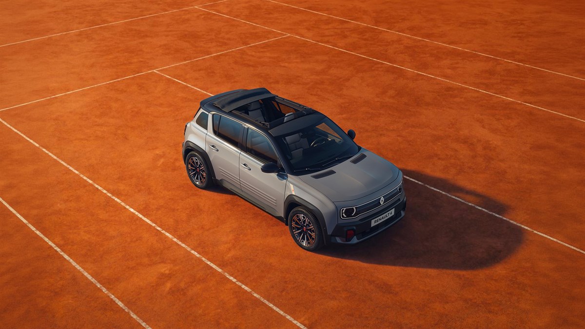 Renault 4 E-Tech électrique Roland-Garros-gris-urbain