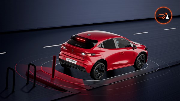 freinage automatique d'urgence en marche arrière - Renault Clio