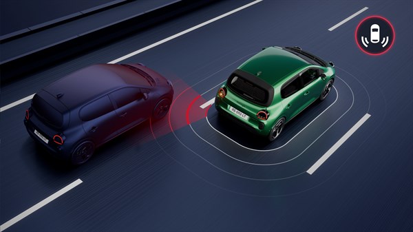 avertisseur d'angle mort - Renault Twingo E-Tech électrique