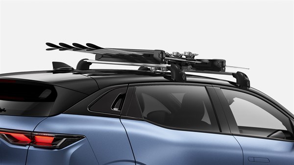 barres de toit quickfix et porte-skis et snowboard - Renault Megane E-Tech électrique