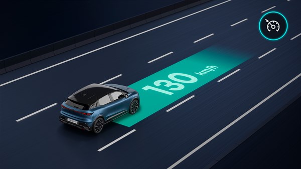 Renault Megane E-Tech électrique - régulateur et limiteur de vitesse