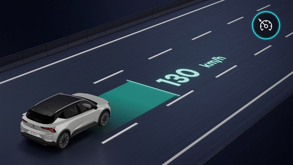 régulateur de vitesse - Renault Scenic E-Tech electric