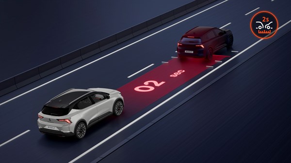 alerte de distance de sécurité - Renault Scenic E-Tech electric