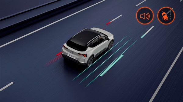 alerte franchissement de ligne - Renault Scenic E-Tech electric