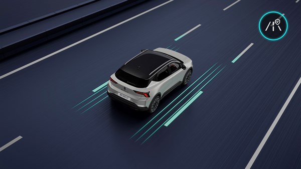 assistant au maintien dans la voie - Renault Scenic E-Tech electric