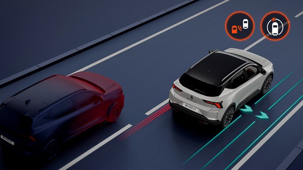 détection arrière - Renault Scenic E-Tech electric
