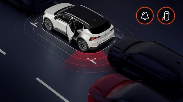 alerte de sortie - Renault Scenic E-Tech electric