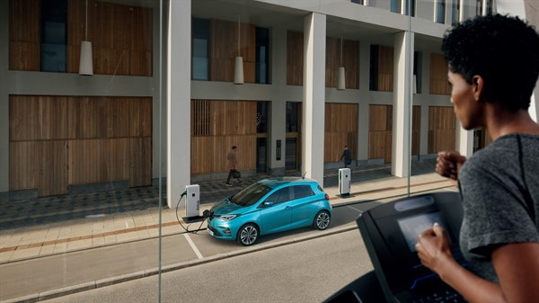 Borne de recharge publique Renault ZOE 