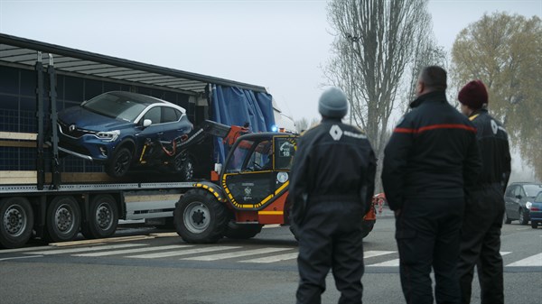s'entraîner sur de vrais véhicules - Renault & les sapeurs-pompiers